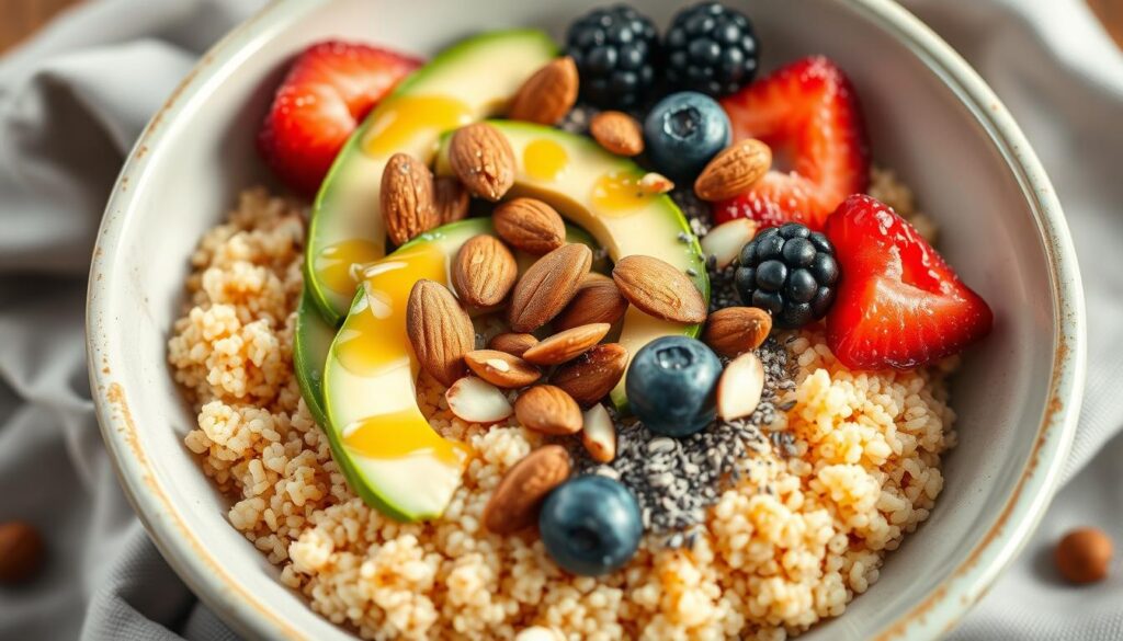 quinoa breakfast bowl